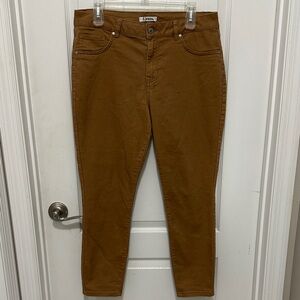 D.Jeans Women's Tan/Brown Ankle Jeans size 14